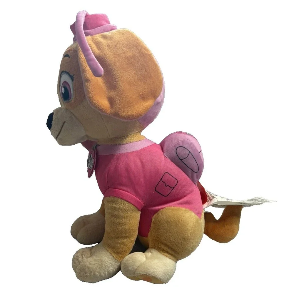 Paw Patrol Skye Plush Pup Girl Dog Pink Nickelodeon Stuffed Animal 16 In Tall